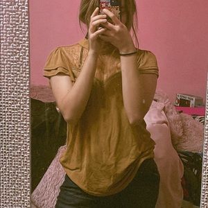 Mustard Yellow Blouse